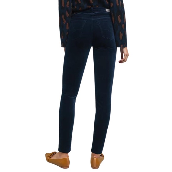 Anthropologie AG slim straight ankle Stevie velvet pants - Picture 2 of 5